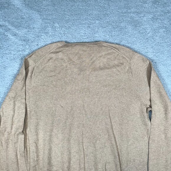 J.Crew Sweater Mens‎ Cotton Merino Wool V-Neck Pullover Size Extra Large - Picture 4 of 12